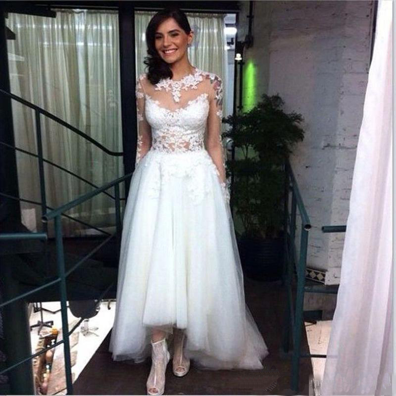 Wedding Dress High Low Wedding Dresses Sexy Backless Wedding