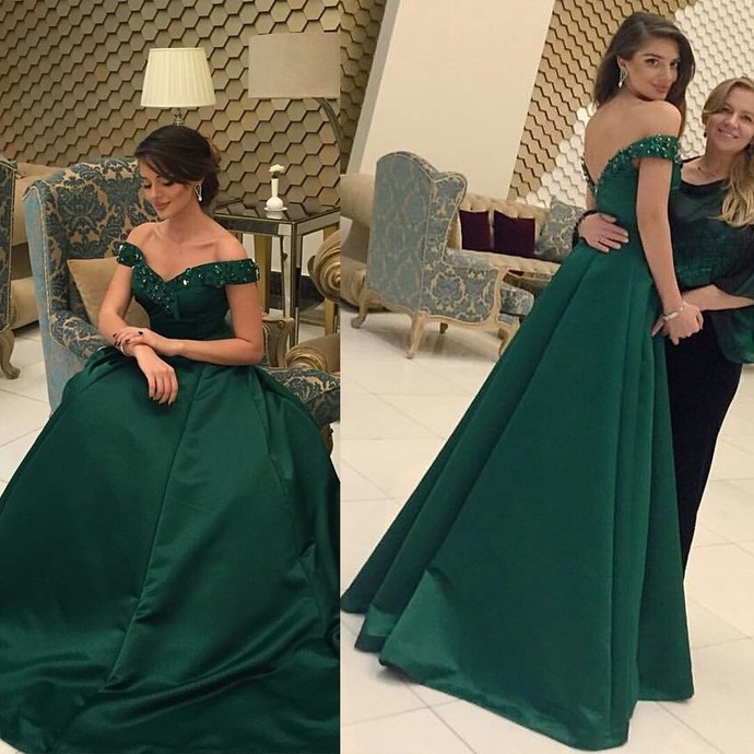 Prom Dress Dark Green Prom Dress Long Prom Dresses Charming Prom