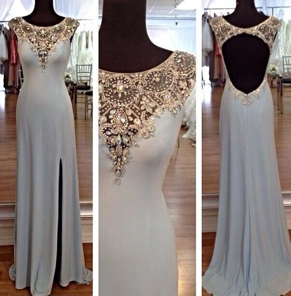 Elegant Backless Dress for Prom